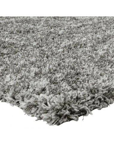 Tapis bohème Tribal poils longs gris outlet