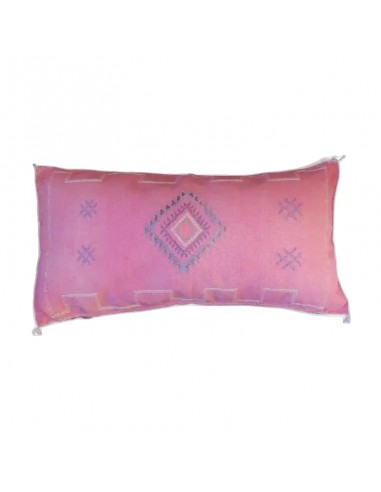 Grand Coussin Sabra Rose  Soie de Cactus 2 - 3 jours ouvrés.