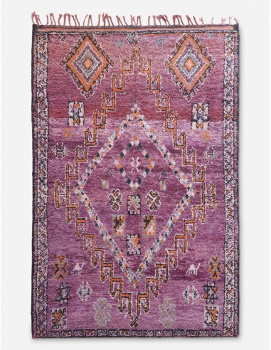 Vintage Moroccan Hand-Knotted Wool Rug No. 64, 6'3" x 8'10" ouvre sa boutique