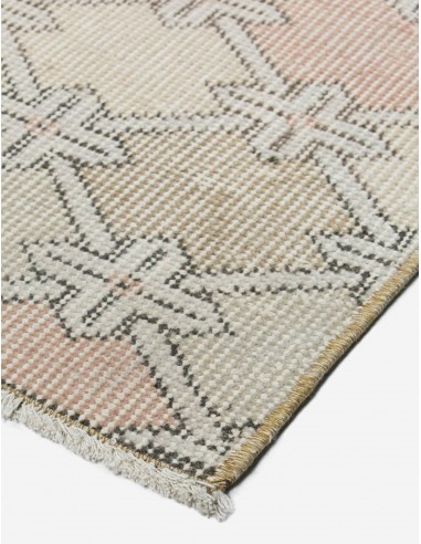 Vintage Turkish Hand-Knotted Wool Runner Rug No. 200, 2'1" x 6'8" le concept de la Pate a emporter 