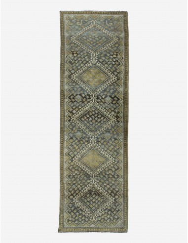 Vintage Turkish Hand-Knotted Wool Runner Rug No. 206, 2'12" x 8'8" meilleur choix