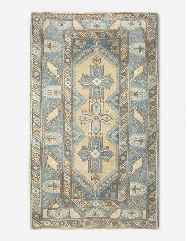 Vintage Turkish Hand-Knotted Wool Rug No. 357, 3'11" x 6'5" store