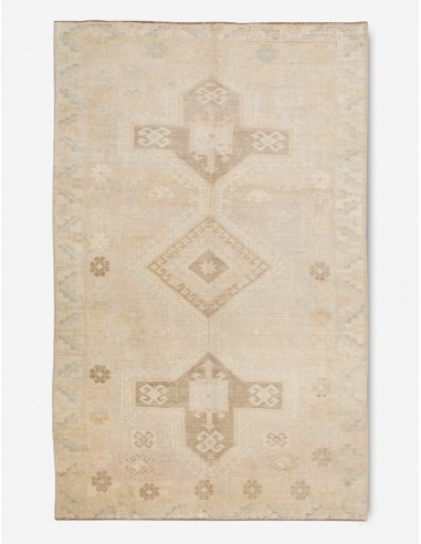 Vintage Turkish Hand-Knotted Wool Rug No. 364, 4'11" x 8'6" prix