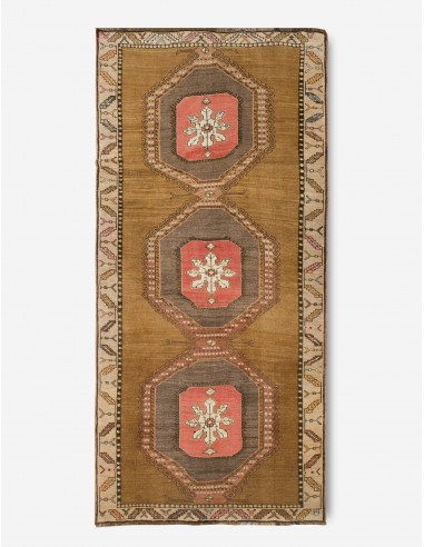 Vintage Turkish Hand-Knotted Wool Rug No. 374, 5'6" x 12'2" paiement sécurisé