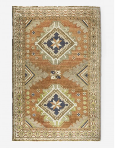 Vintage Turkish Hand-Knotted Wool Rug No. 375, 5'9" x 8'7" Les magasins à Paris et en Île-de-France