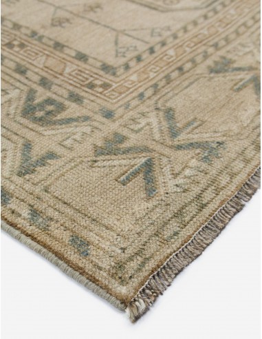 Vintage Turkish Hand-Knotted Wool Rug No. 389, 7'11" x 10'11" livraison et retour toujours gratuits