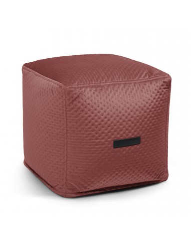 Pouf Cube Capitonné pas chere