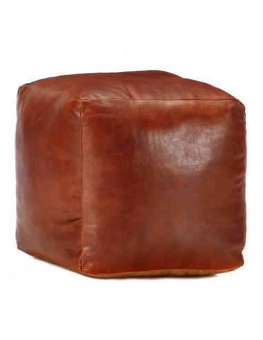 Pouf Cube Cuir sur le site 