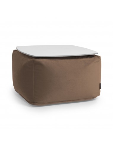 Pouf Table Basse en Velours de pas cher