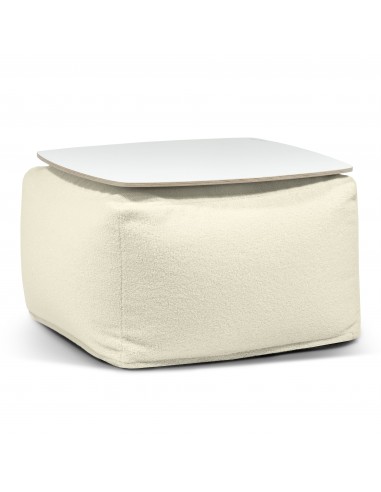 Pouf Table Basse Bouclette rembourrage situé sous