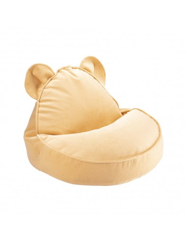 Pouf Enfant Ours Jaune en linge