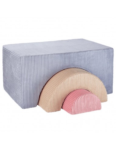 Pouf Enfant Modulable Bleu Economisez 