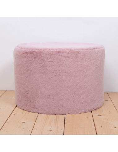 Pouf Rond en Velours Rose Venez découvrir notre 